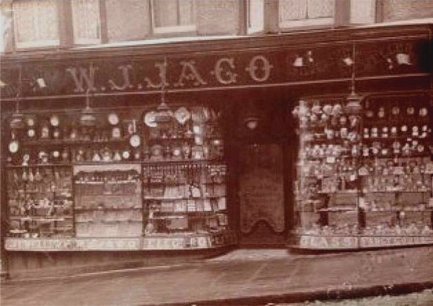 A 19th-century view of St Albans High Street looking toward the Clock Tower, the parade Jago has traded on since 1750.